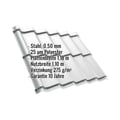 Pfannenblech Szafir 350/15 | Stahl 0,50 mm | 25 µm Polyester | 7035 - Lichtgrau #2