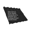 Pfannenblech Szafir 350/15 | Stahl 0,50 mm | 25 µm Polyester | 9011 - Graphitschwarz #2