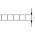 Polycarbonat Doppelstegplatte | 6 mm | Breite 2,10 m | Klar | Beidseitiger UV-Schutz | 5,00 m #8