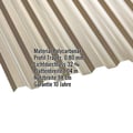 Polycarbonat Spundwandplatte | 76/18 | 0,80 mm | Bronze | 2,00 m #2