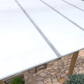 Polycarbonat Stegplatte | 16 mm | Profil DUO | Sparpaket | Plattenbreite 1,20 m | Opal Weiß | X-Struktur | Breite 7,44 m | Länge 3,50 m #4