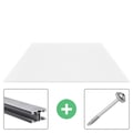 Polycarbonat Stegplatte | 16 mm | Profil ECO | Sparpaket | Plattenbreite 1,20 m | Opal Weiß | Breite 4,93 m | Länge 5,00 m #1