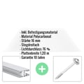 Polycarbonat Stegplatte | 16 mm | Profil Mendiger | Sparpaket | Plattenbreite 1,20 m | Klar | Breite 8,67 m | Länge 3,00 m #2