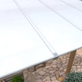 Polycarbonat Stegplatte | 16 mm | Profil Zevener Sprosse | Sparpaket | Plattenbreite 1,20 m | Opal Weiß | X-Struktur | Breite 6,27 m | Länge 4,50 m #4