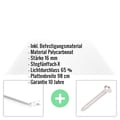 Polycarbonat Stegplatte | 16 mm | Profil Zevener Sprosse | Sparpaket | Plattenbreite 98 cm | Klar | X-Struktur | Breite 3,13 m | Länge 2,00 m #2