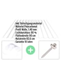 Polycarbonat Wellplatte | 76/18 | Sparpaket | 1,40 mm | Klar | C-Struktur | Breite 3,41 m | Länge 3,00 m #2