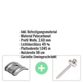 Polycarbonat Wellplatte | 76/18 | Sparpaket | 2,60 mm | Opal Weiß | Wabenstruktur | Breite 3,05 m | Länge 2,00 m #2
