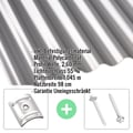 Polycarbonat Wellplatte | 76/18 | Sparpaket | 2,60 mm | Graphit | Wabenstruktur | Breite 7,91 m | Länge 5,00 m #2