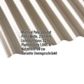 Polycarbonat Wellplatte | 76/18 | 2,60 mm | Bronze | Wabenstruktur | 5,00 m #2