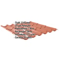 Pfannenblech 2/1060 | Sonderposten | Stahl 0,40 mm | 25 µm Polyester | 8004 - Kupferbraun #2