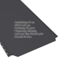 Stehfalzblech PD-510-S | Nano | Anti-Tropf 700 g/m² | Stahl 0,50 mm | 50 µm PURLAK® | 9005 - Tiefschwarz #2