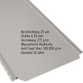 Stehfalzblech PD-510-S | Nano | Anti-Tropf 700 g/m² | Stahl 0,50 mm | 25 µm Polyester | 9002 - Grauweiß #2