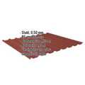 Trapezblech 20/1100 | Dach | Stahl 0,50 mm | 80 µm Shimoco | 3009 - Oxidrot #2