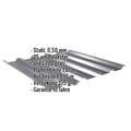 Trapezblech 35/207 | Dach | Anti-Tropf 700 g/m² | Stahl 0,50 mm | 25 µm Polyester | 7016 - Anthrazitgrau #2
