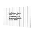 Trapezblech T18DR | Wand | Stahl 0,63 mm | Aluzink | Silbergrau #2