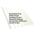Trapezblech T20M | Dach | Anti-Tropf 700 g/m² | Stahl 0,63 mm | 50 µm PURLAK® | 9002 - Grauweiß #2