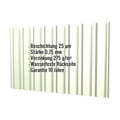 Trapezblech T20M | Wand | Stahl 0,75 mm | 25 µm Polyester | 9002 - Grauweiß #2