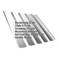 Trapezblech T35DR | Dach | Anti-Tropf 700 g/m² | Stahl 0,75 mm | 25 µm Polyester | 9006 - Weißaluminium #2