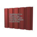 Trapezblech T35M | Wand | Stahl 0,50 mm | 35 µm Mattpolyester | 028 - Kirschrot #2