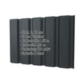 Trapezblech T35M | Wand | Stahl 0,40 mm | 25 µm Polyester | 7016 - Anthrazitgrau #2