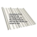 Trapezblech T45/333M | Dach | Anti-Tropf 700 g/m² | Stahl 0,75 mm | 25 µm Polyester | 9002 - Grauweiß #2
