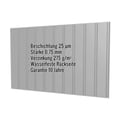 Trapezblech T7M | Wand | Stahl 0,75 mm | 25 µm Polyester | 9007 - Graualuminium #2