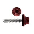 Edelstahlschrauben | Für Montage Tiefsicke auf Holzkonstruktion | 4,8 x 35 mm D14 | Rotbraun #1