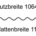 PVC Wellplatte | 76/18 | Sparpaket | 1,30 mm | Klarbläulich | Breite 3,25 m | Länge 2,00 m #10