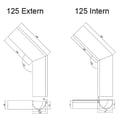 Rinnenaußenwinkel 135° | Titanzink | Ø 150 mm #2