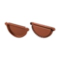 Stahl Dachrinnen Sparpaket 5 m | Ø 125/90 mm | 8004 - Kupferbraun #5