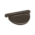 Stahl Dachrinnen Sparpaket 6,00 m | Ø 150/100 mm | Farbe Braun #8