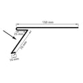 Startprofil | Für Stehfalzprofil PD-510-S | Stahl 0,50 mm | 35 µm Mattpolyester | 7016 - Anthrazitgrau #4