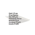 Stehfalzblech 33/500-LE | Dach | Anti-Tropf 1000 g/m² | Stahl 0,75 mm | 25 µm Polyester | 9006 - Weißaluminium #2