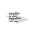 Stehfalzblech 33/500-LR | Dach | Anti-Tropf 700 g/m² | Aluminium 0,70 mm | 25 µm Polyester | 9006 - Weißaluminium #2