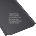 Stehfalzblech PD-510-S | Mikro | Stahl 0,50 mm | 25 µm Polyester | 9005 - Tiefschwarz #2
