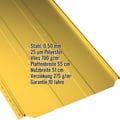 Stehfalzblech PD-510-S | Trapez | Anti-Tropf 700 g/m² | Stahl 0,50 mm | 25 µm Polyester | 1021 - Rapsgelb #2