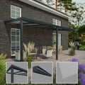 Terrassenüberdachung | Schneelastzone 1 | RAL 7016 | Platte Klar | Leiste Klassisch | Breite 10,06 m | Tiefe 4,50 m #3