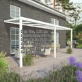 Terrassenüberdachung | Schneelastzone 2 | RAL 9016 | Glasplatte Klar | Leiste Quadratisch | Breite 12,06 m | Tiefe 3,50 m #2