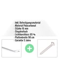 Polycarbonat Stegplatte | 16 mm | Profil Zevener Sprosse | Sparpaket | Plattenbreite 98 cm | Klar | Novalite | Breite 3,13 m | Länge 2,00 m #2