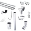Titanzink Dachrinnen Sparpaket 5 m | Ø 125/90 mm #1