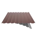 Trapezblech 20/1100 | Dach | Anti-Tropf 1000 g/m² | Aluminium 0,70 mm | 25 µm Polyester | 8012 - Rotbraun #9