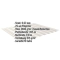Trapezblech 20/1100 | Dach | Anti-Tropf 2400 g/m² | Stahl 0,63 mm | 25 µm Polyester | 9002 - Grauweiß #2