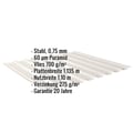 Trapezblech 20/1100 | Dach | Anti-Tropf 700 g/m² | Stahl 0,75 mm | 60 µm Puramid | 9002 - Grauweiß #2