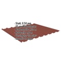 Trapezblech 20/1100 | Dach | Stahl 0,50 mm | 35 µm Mattpolyester | 29 - Rot #2