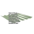 Trapezblech 35/207 | Dach | Anti-Tropf 1000 g/m² | Stahl 0,50 mm | 25 µm Polyester | 6011 - Resedagrün #2