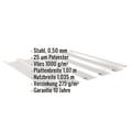 Trapezblech 35/207 | Dach | Anti-Tropf 1000 g/m² | Stahl 0,50 mm | 25 µm Polyester | 7035 - Lichtgrau #2