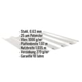 Trapezblech 35/207 | Dach | Anti-Tropf 1000 g/m² | Stahl 0,63 mm | 25 µm Polyester | 9006 - Weißaluminium #2