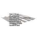 Trapezblech 35/207 | Dach | Anti-Tropf 2400 g/m² | Stahl 0,50 mm | 25 µm Polyester | 9007 - Graualuminium #2