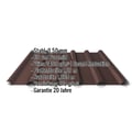 Trapezblech 35/207 | Dach | Anti-Tropf 2400 g/m² | Stahl 0,50 mm | 60 µm Puramid | 8017 - Schokoladenbraun #2