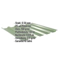 Trapezblech 35/207 | Dach | Anti-Tropf 700 g/m² | Stahl 0,50 mm | 25 µm Polyester | 6011 - Resedagrün #2
